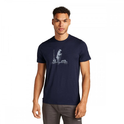 Mens Merino 150 Tech Lite Short Sleeve T-Shirt Polar Paddle