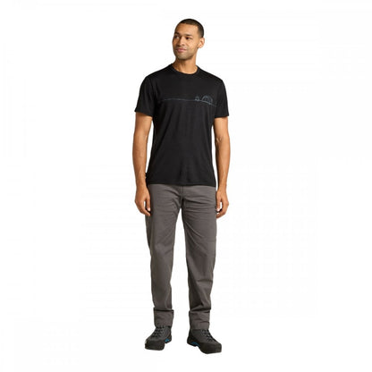 Mens Merino 150 Tech Lite Short Sleeve T-Shirt Single Line Camp