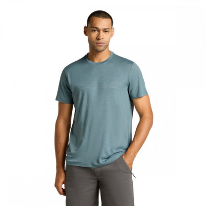 Mens Merino 150 Tech Lite Short Sleeve T-Shirt Single Line Camp