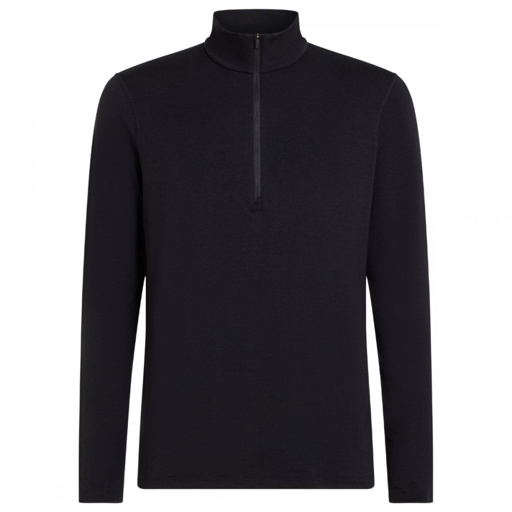 Mens Merino Blend Core Heavyweight Long Sleeve Half Zip Thermal Top