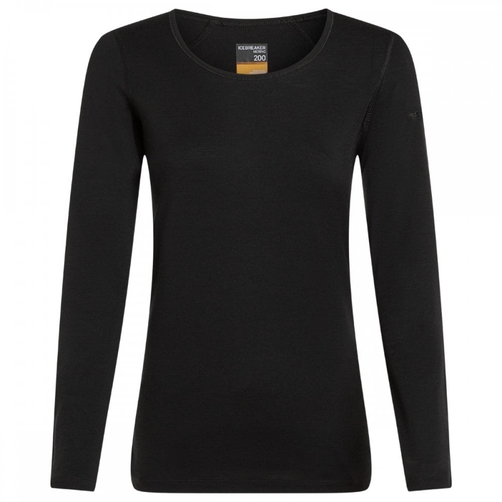 Womens Merino 200 Oasis Long Sleeve Scoop Thermal Top