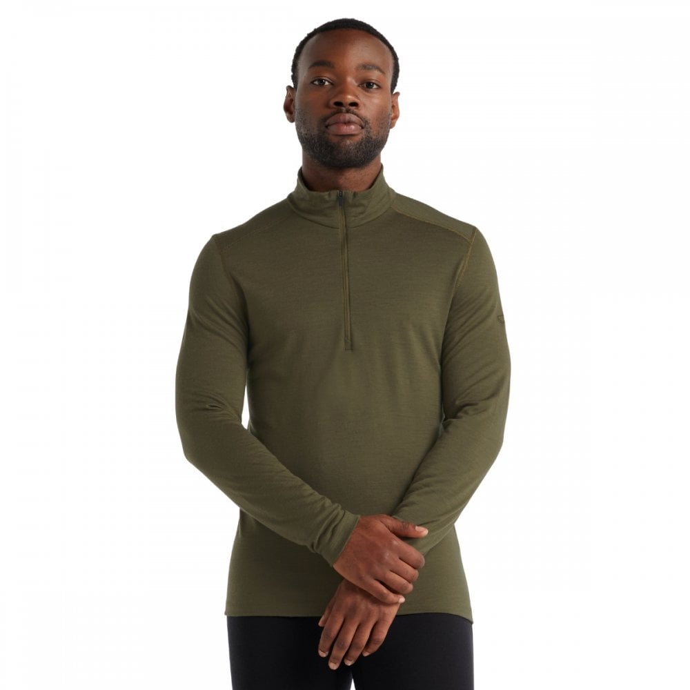 Mens Merino 200 Oasis Long Sleeve Half Zip Thermal Top