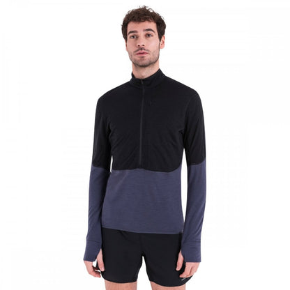 Mens Merino Blend 200 Realfleece™ Descender Long Sleeve Half Zip Jacket