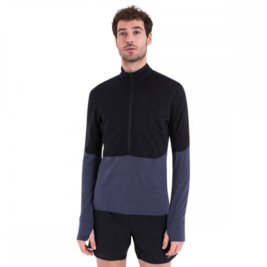 Mens Merino Blend 200 Realfleece™ Descender Long Sleeve Half Zip Jacket