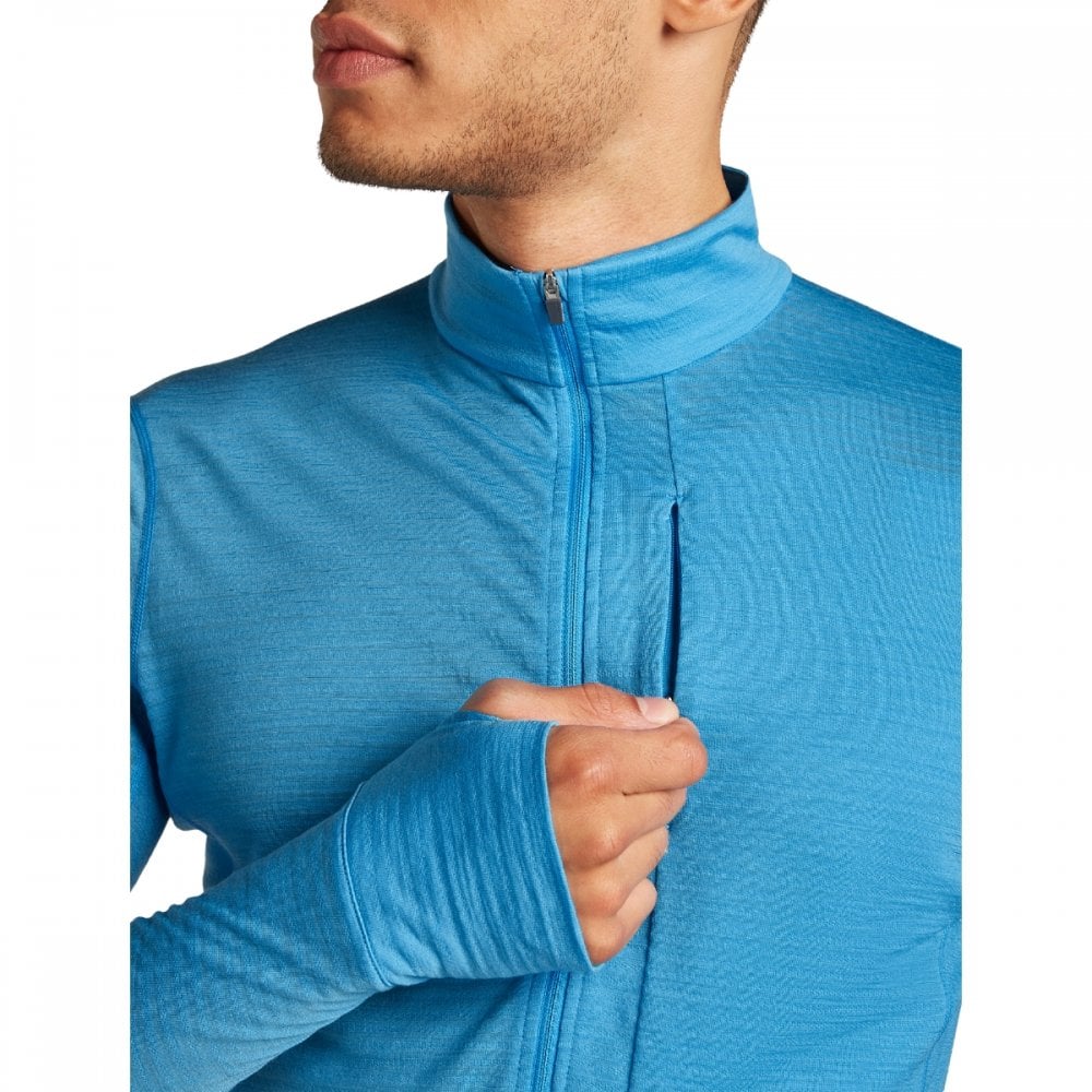 Mens Merino Blend 200 Realfleece™ Descender Long Sleeve Half Zip Jacket