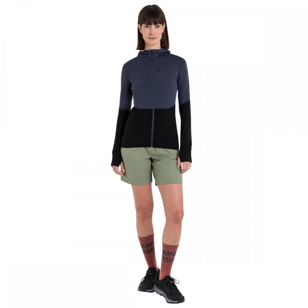 Womens Merino Blend 200 Realfleece™ Descender Long Sleeve Zip Hoodie