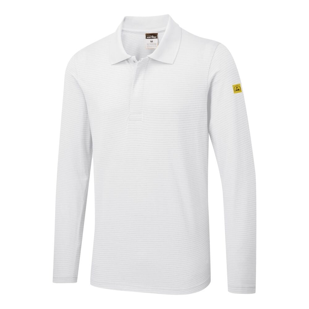AS23 Anti-Static ESD Polo Shirt L/S