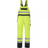 07092 Wels Safe Image Bib & Brace Over Trousers Hi-Vis Yellow/Navy XL *One Size Only - Outlet Store*